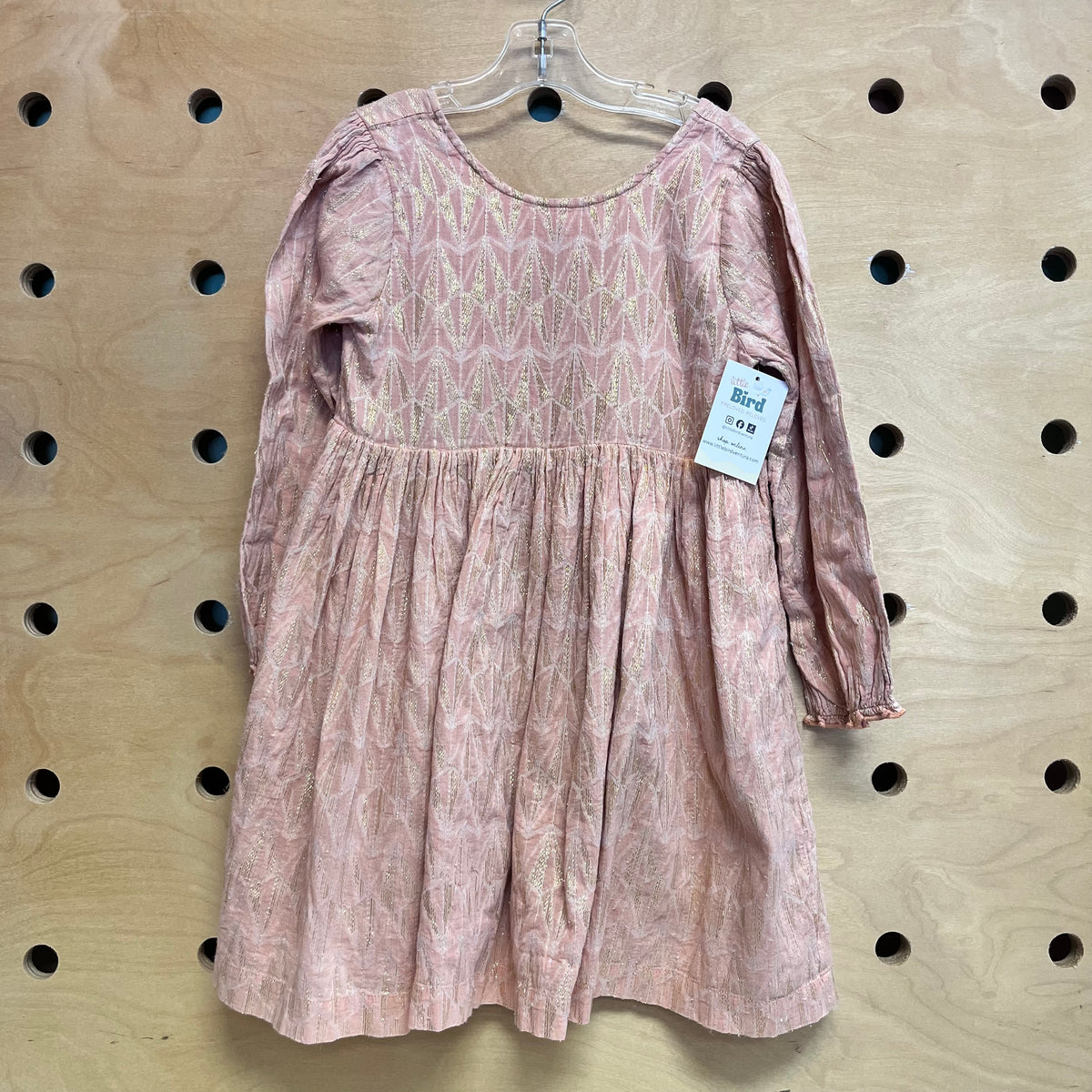 Pink Gold Shimmer Dress