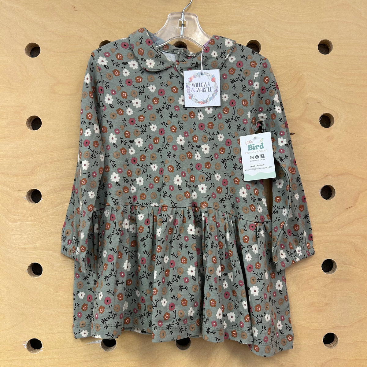 Green Floral Dress NEW!