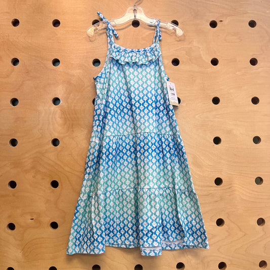 Blues Floral Dress