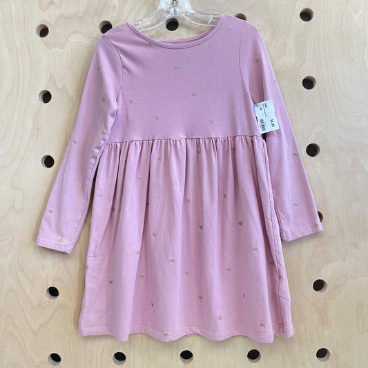 Pink & Gold Hearts Dress