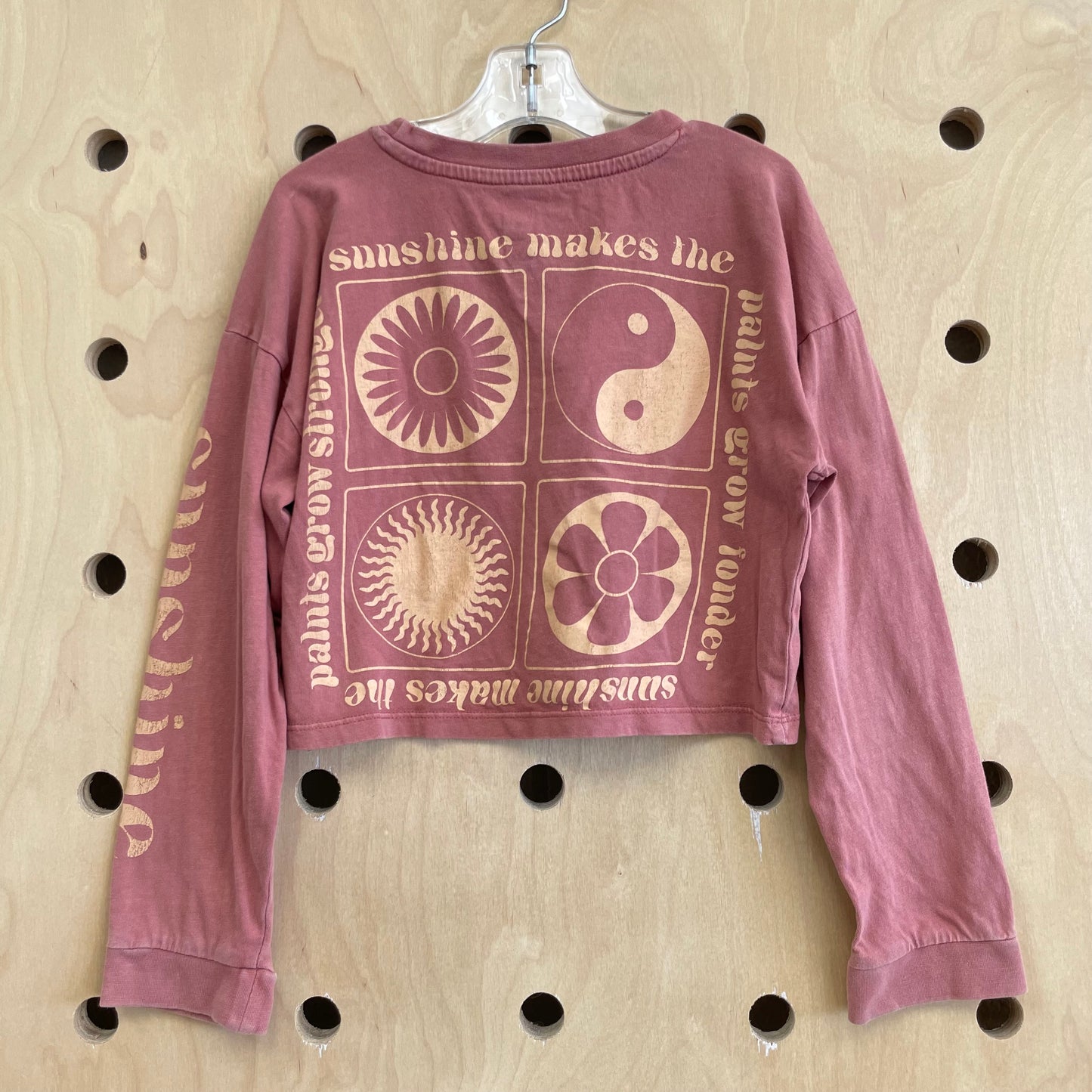 Terracotta Sunshine Makes... Crop LS Tee