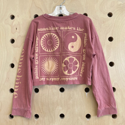 Terracotta Sunshine Makes... Crop LS Tee