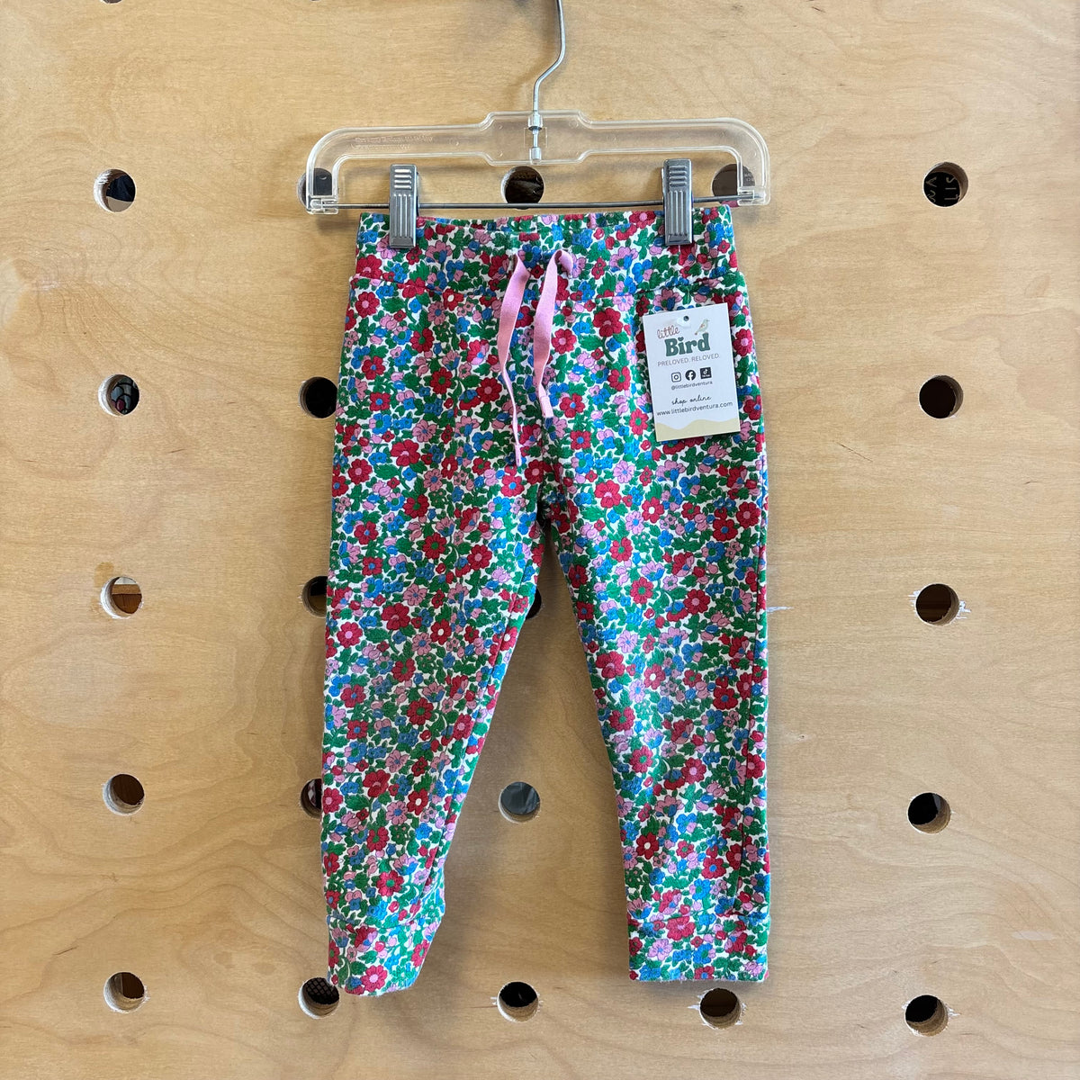 Floral Drawstring Soft Pants