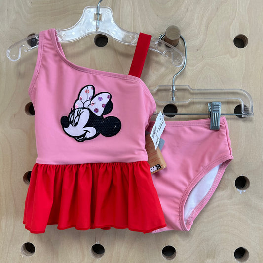 Pink & Red Minnie 2pc. Swimsuit NEW!