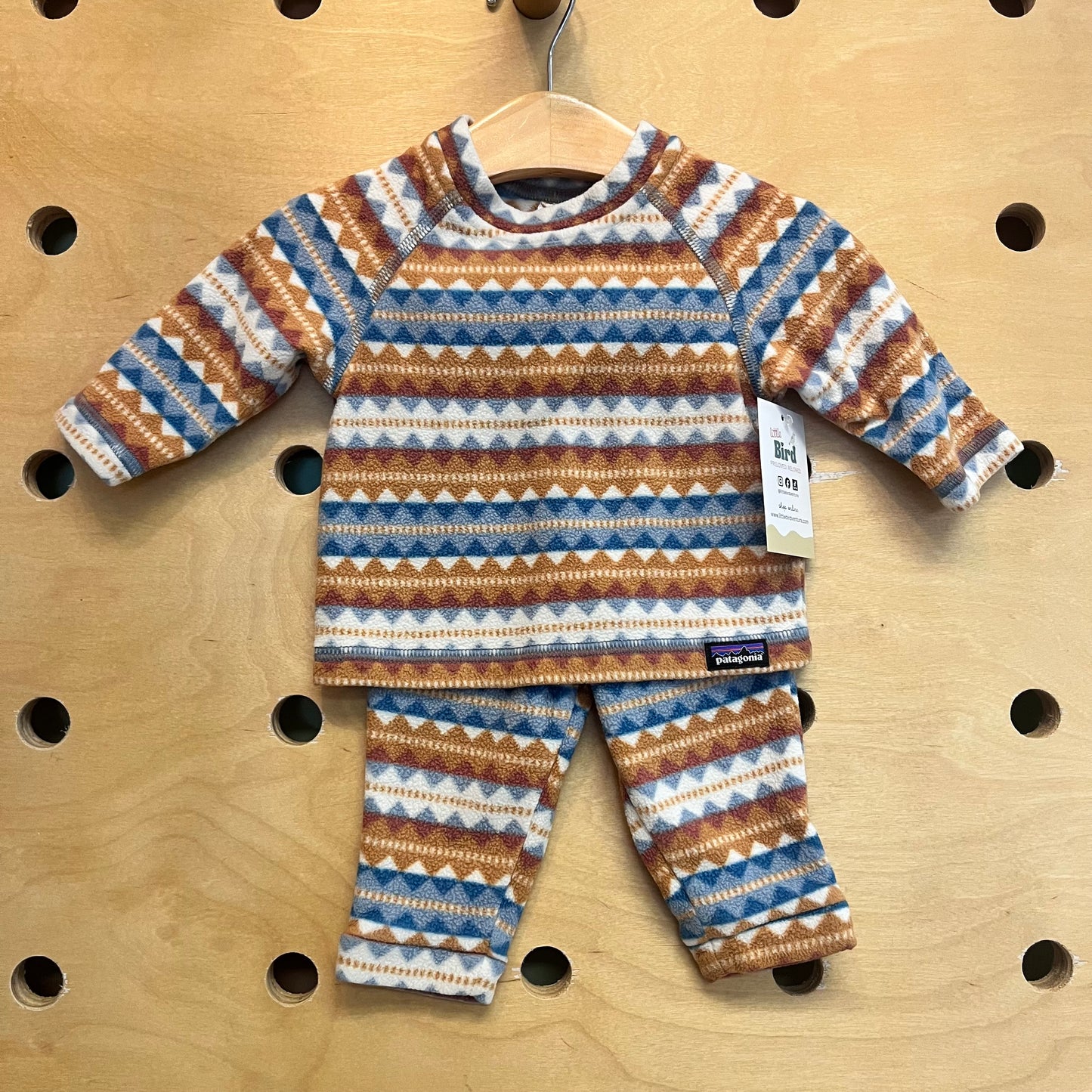 Brown/Blue Fleece Outfit