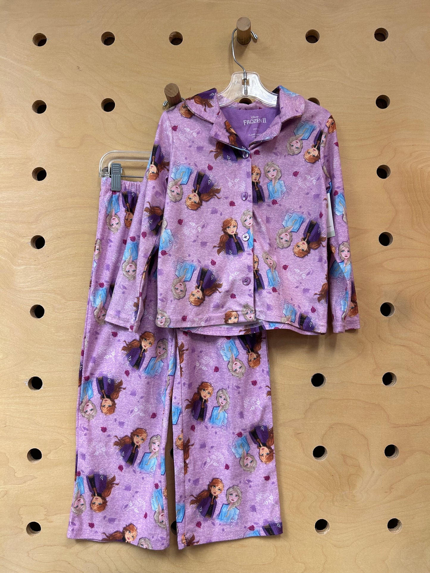 Purple Frozen 2 Flannel Pajamas