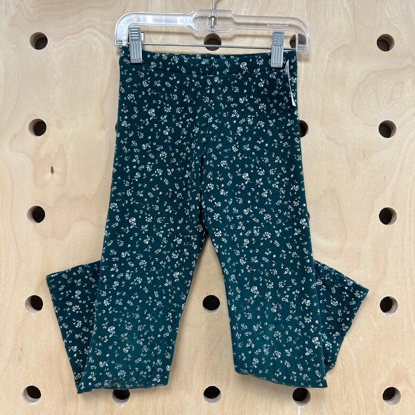Teal Floral Leggings