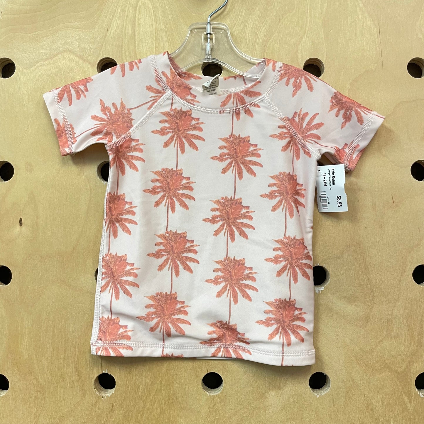 Orange Palms Swim Tee