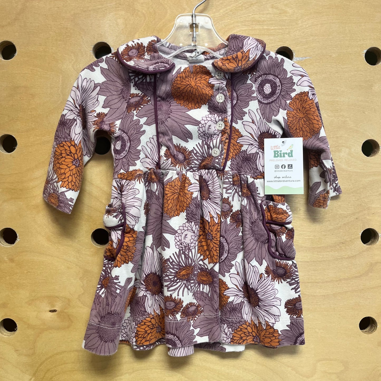 Plum Organic Floral Dress