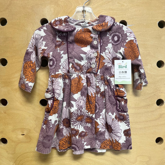 Plum Organic Floral Dress