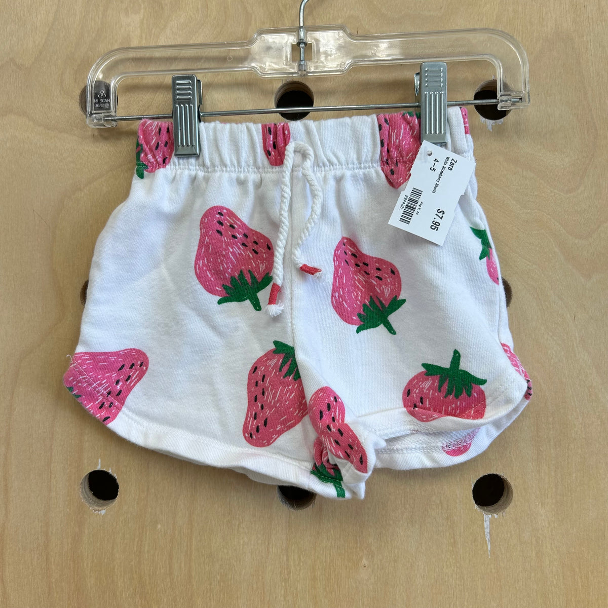 White Strawberry Shorts