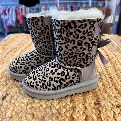 Leopard Bailey Bow Boots