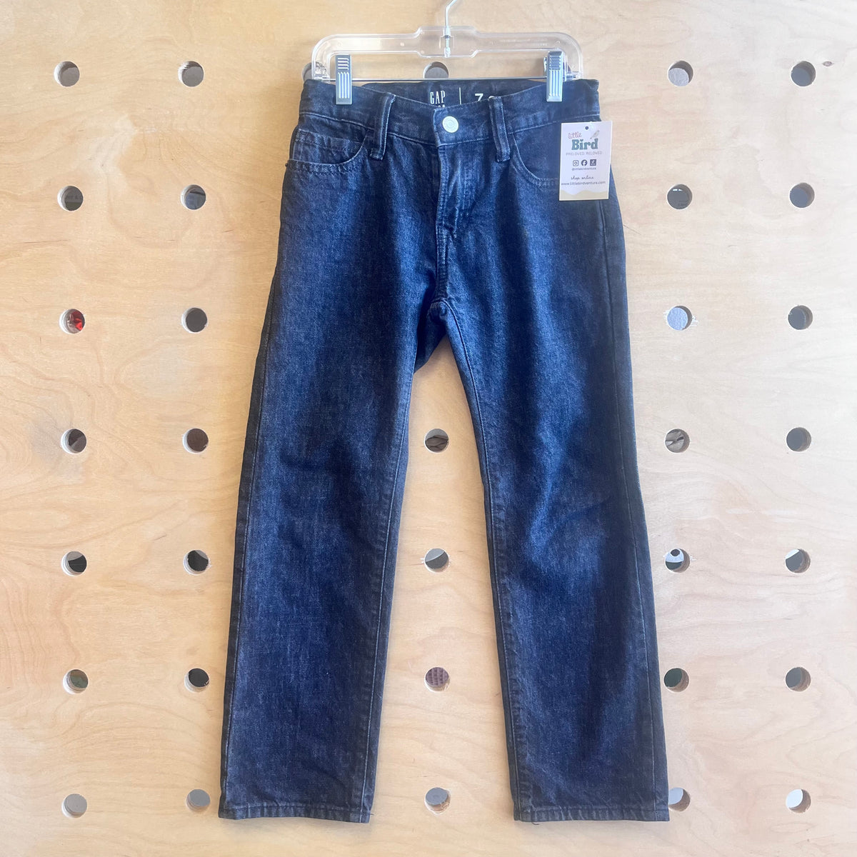 Black Straight Denim