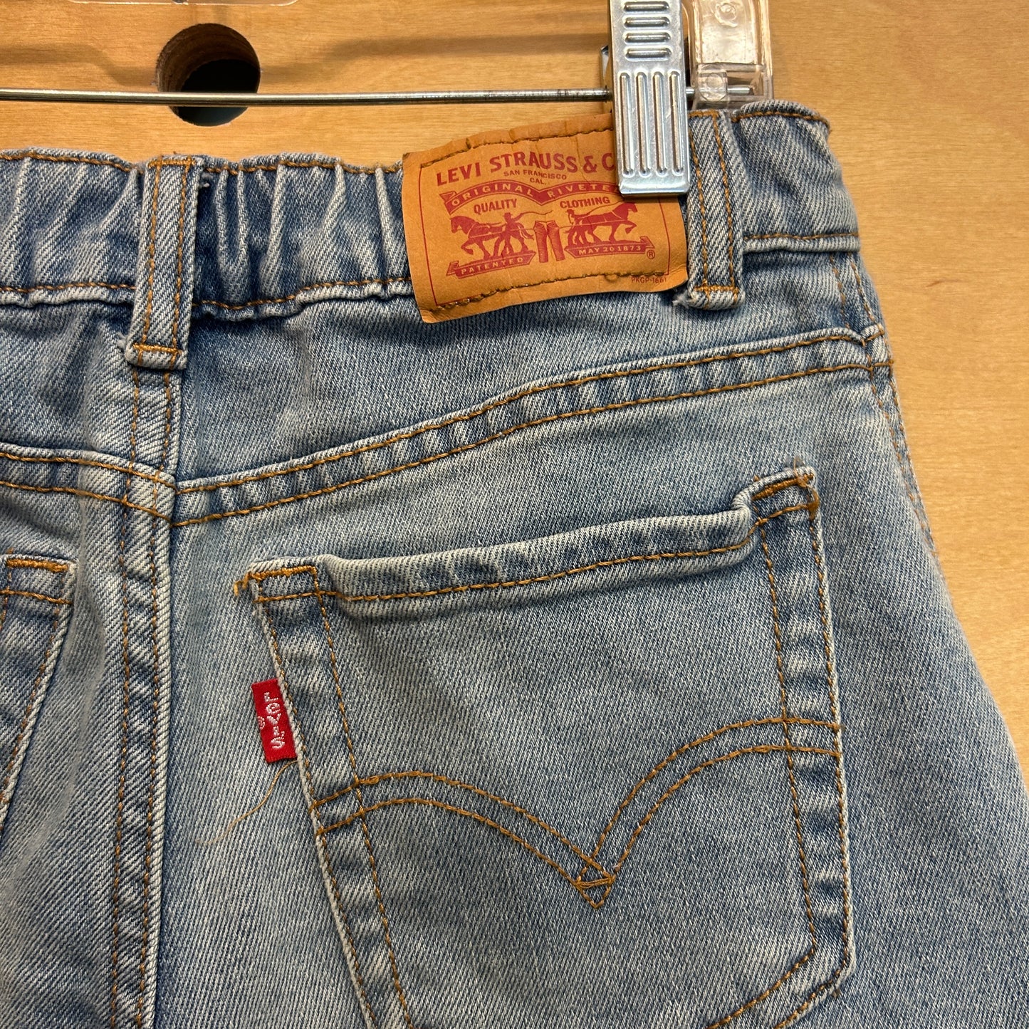 Light Wash Denim Shorts