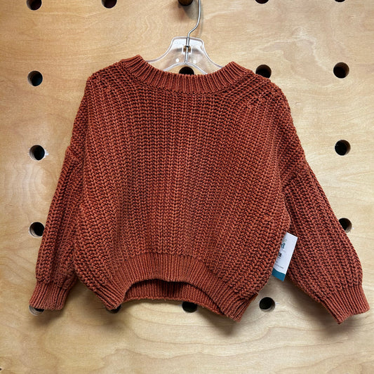 Brown Boxy Sweater