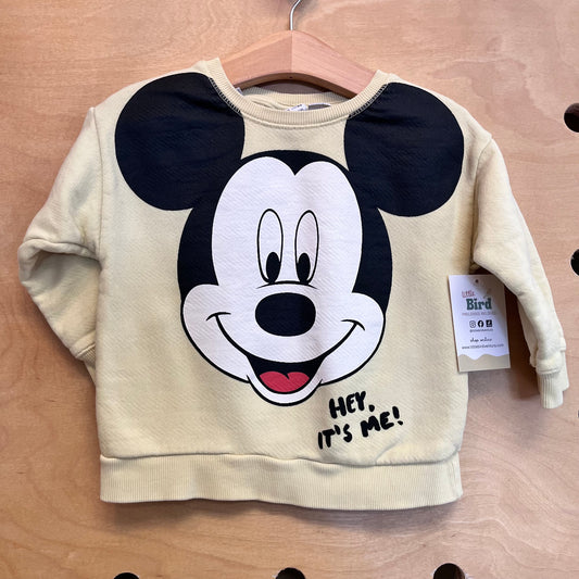 Yellow Mickey Sweatshirt