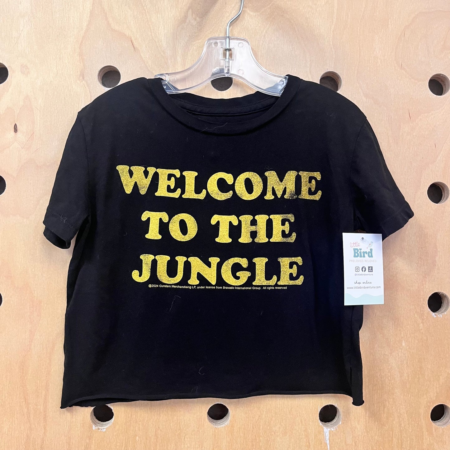 Black Organic 'Welcome To' Tee