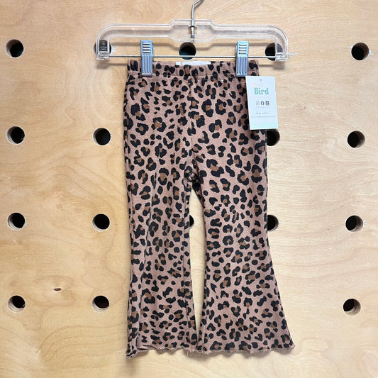 Animal Print Ribbed Leggings