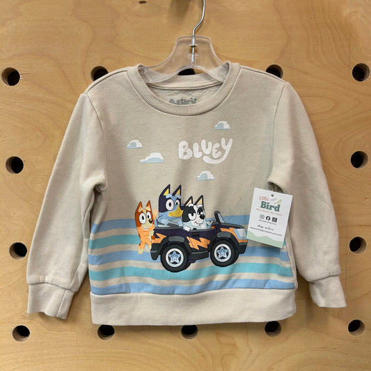 Cream Bluey Crewneck