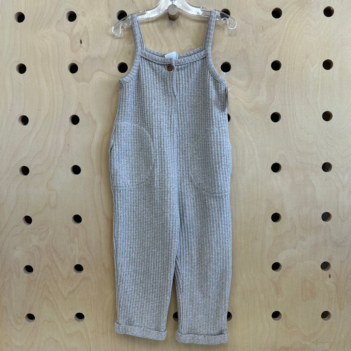 Grey Waffle Jumper