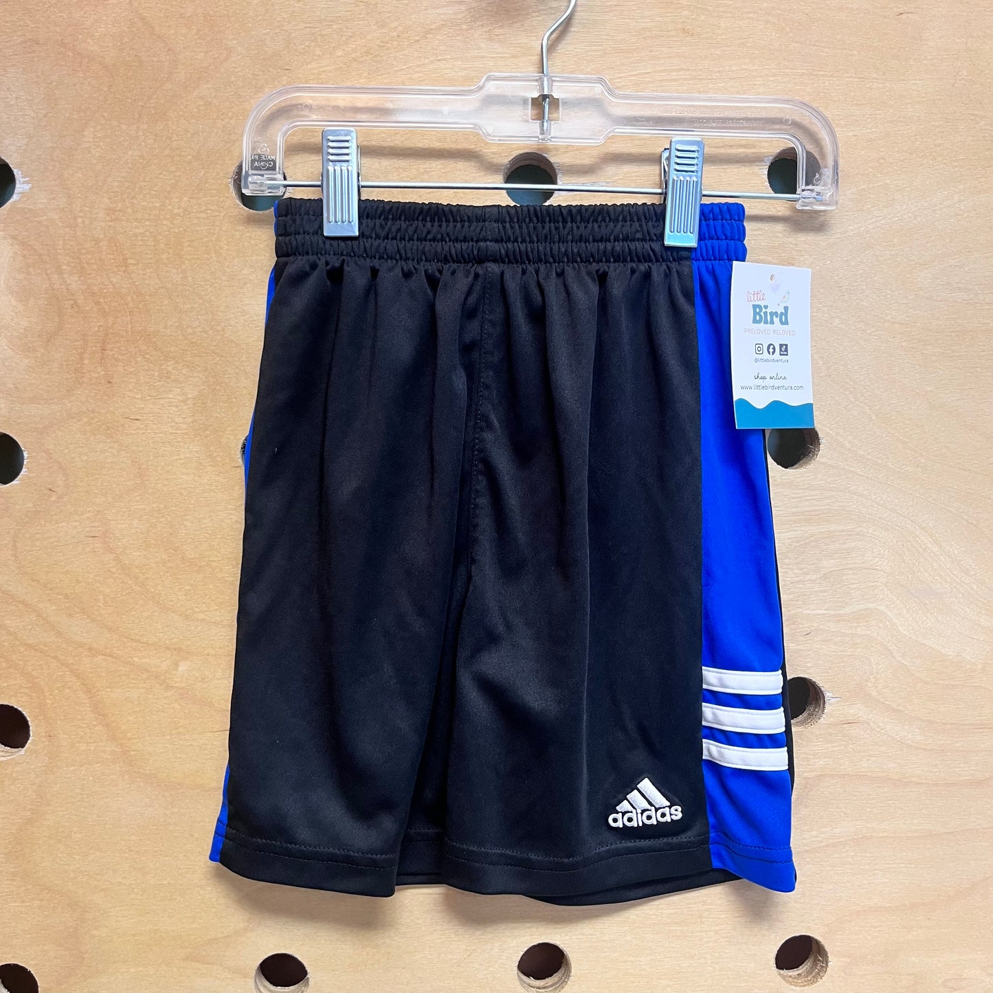 Black/Blue Active Shorts