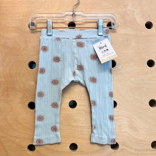 Organic Blue/Brown Suns Soft Pants