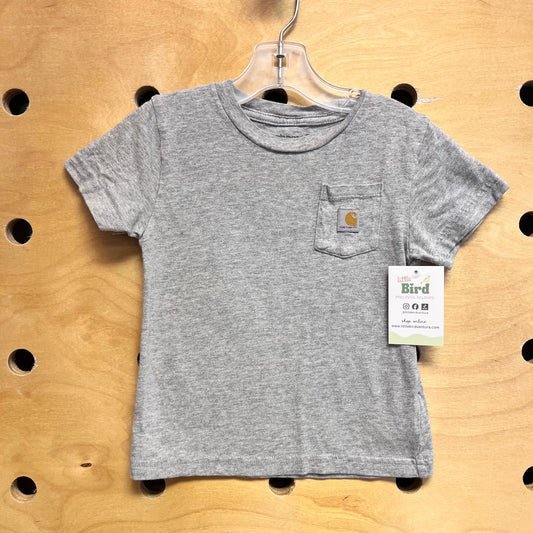 Grey Pocket Tee