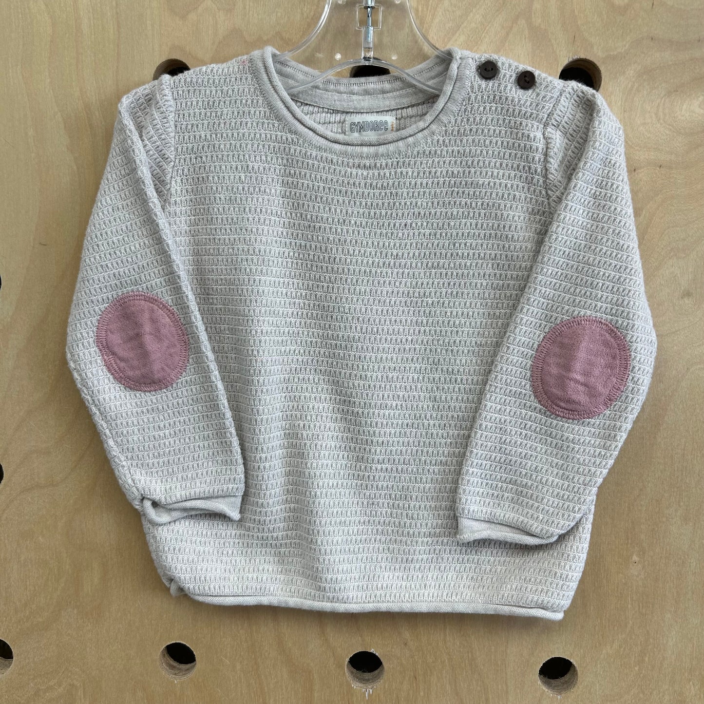 Cream Textured LS Shirt