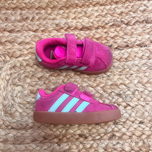 Pink VL Court 3.0 Velcro Sneakers