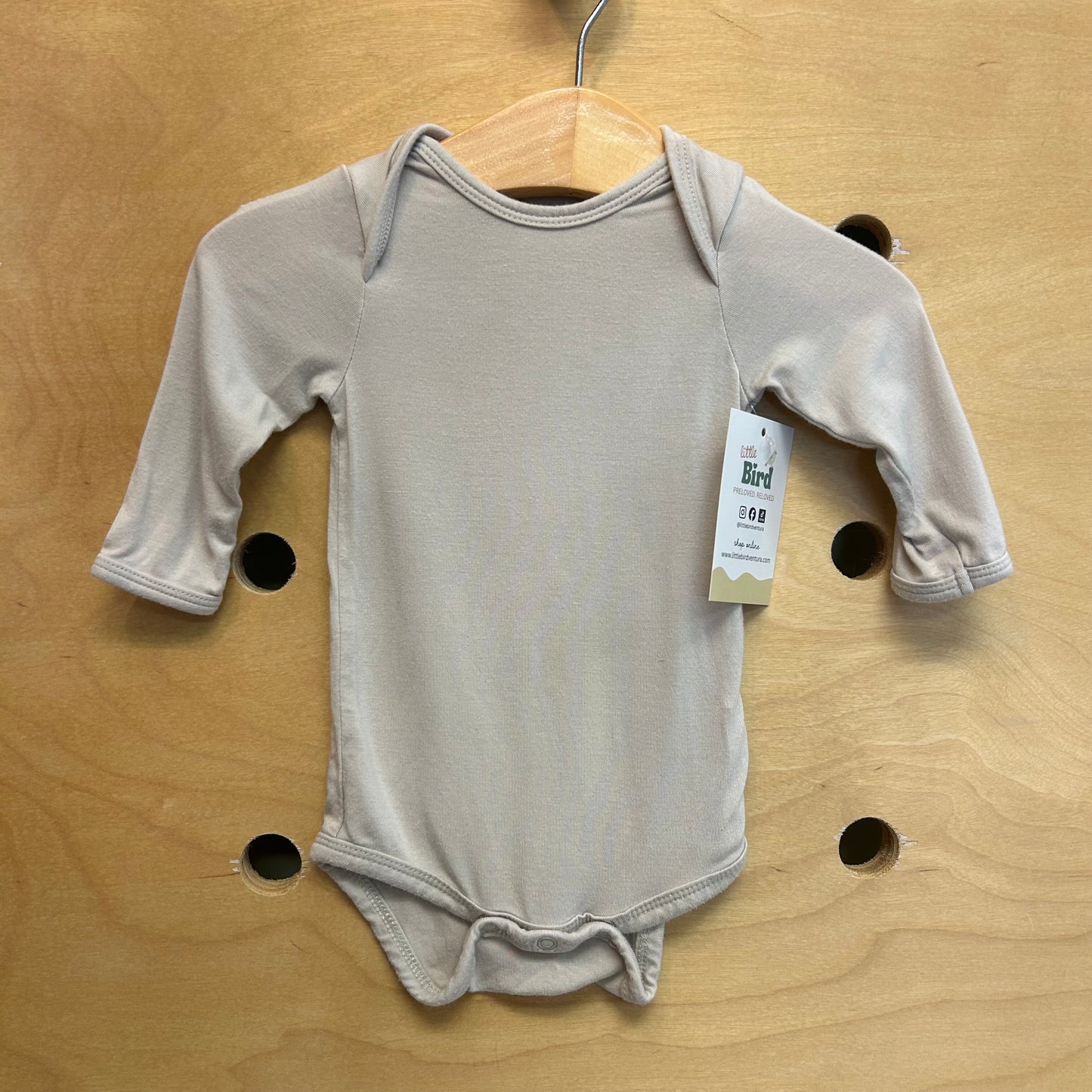 Grey Bamboo Bodysuit