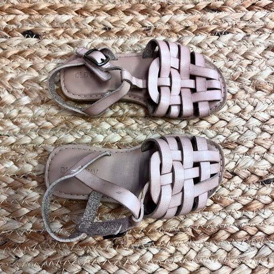 Peach/Tan Fisherman Sandals
