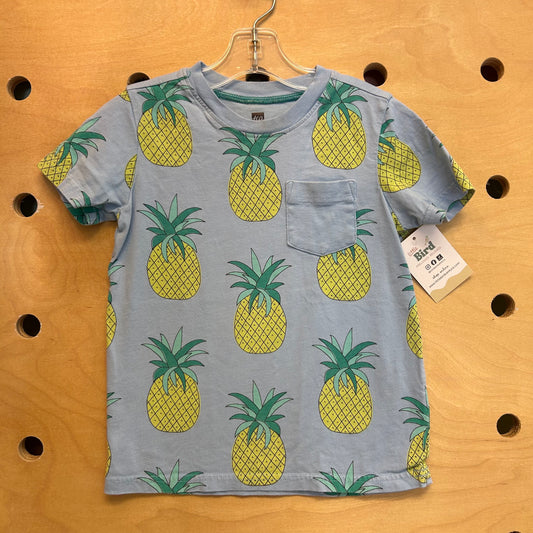 Blue Pineapples Cotton Tee