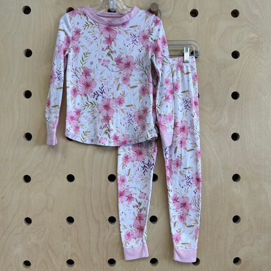Pink Floral Soft Pajamas