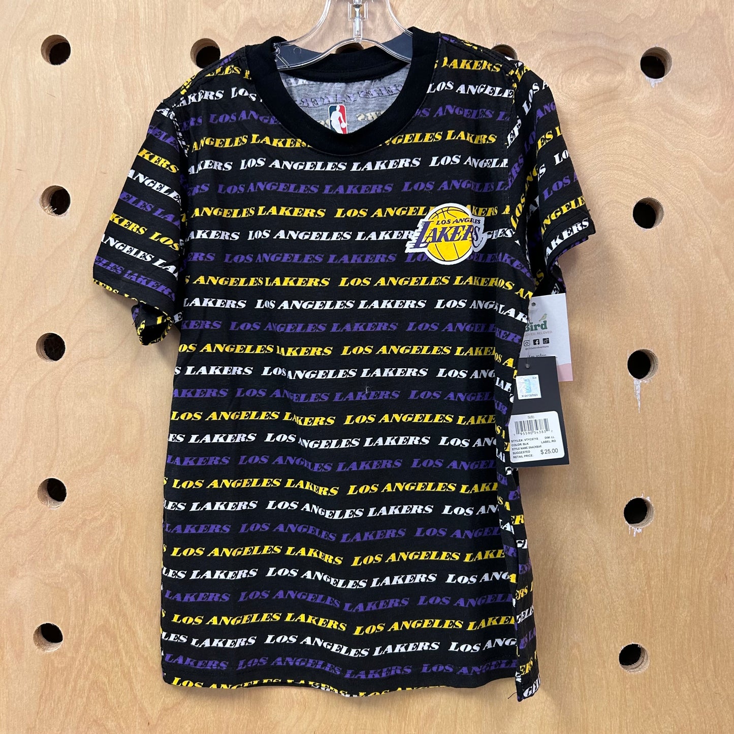 Black LA Lakers Tee NEW!