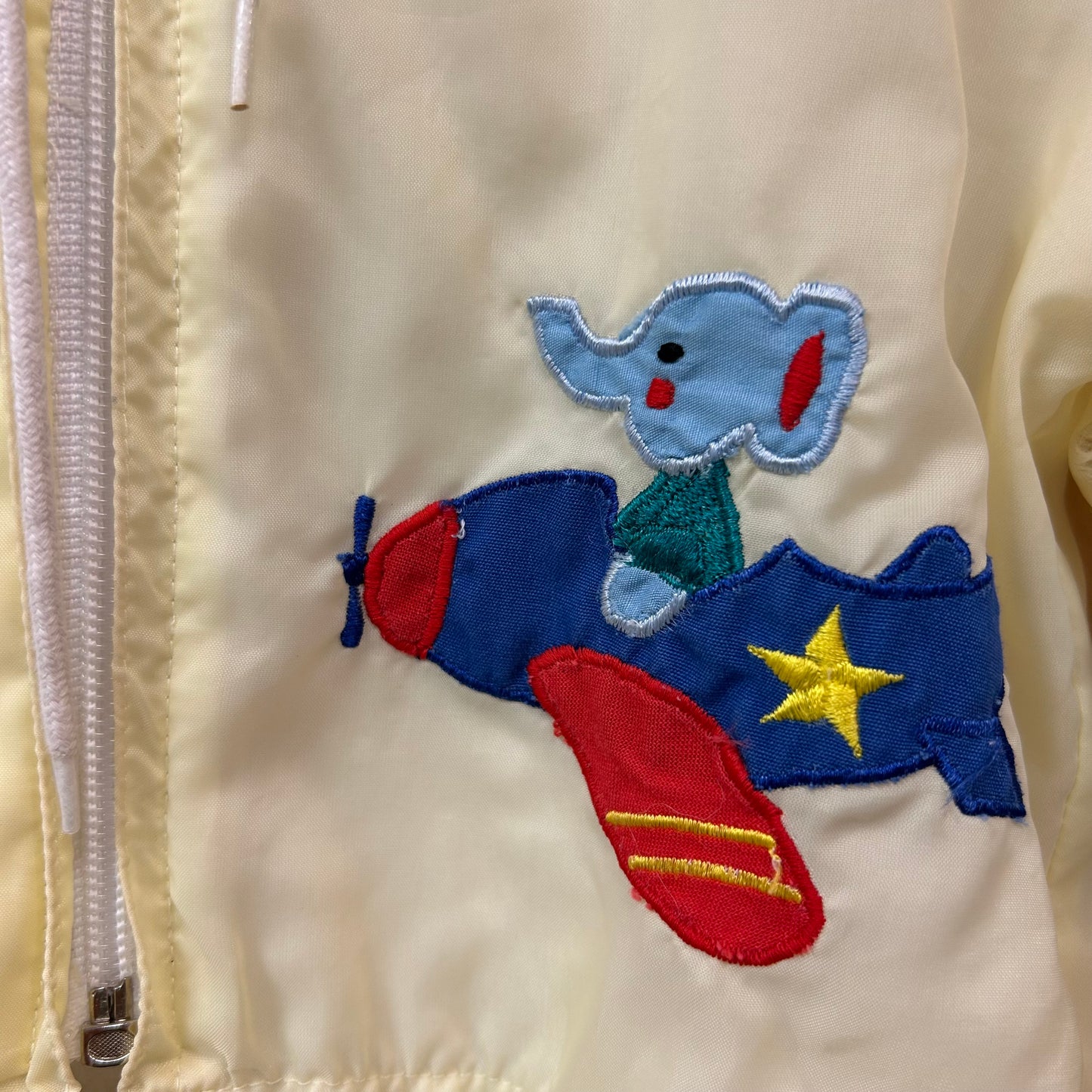 Windy Tril Yellow Flying Elephant Jacket
