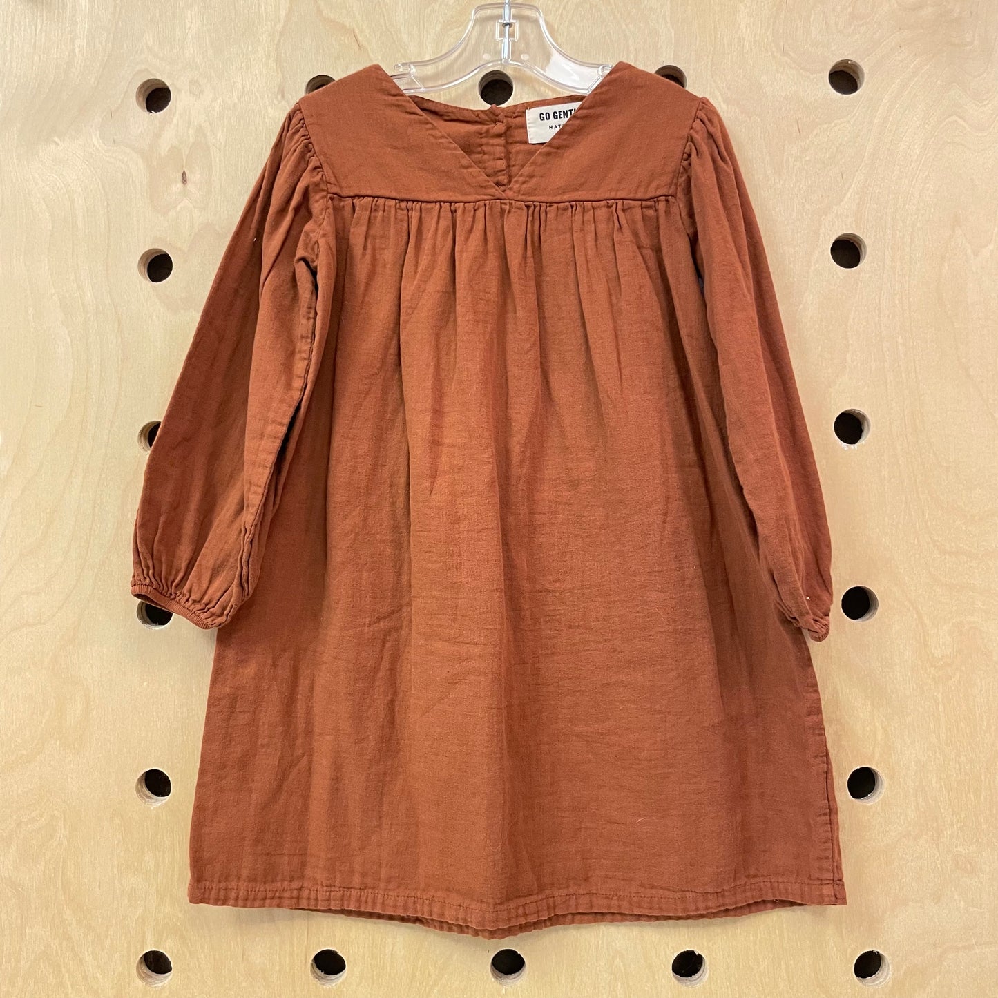 Brown Organic Cotton Dress