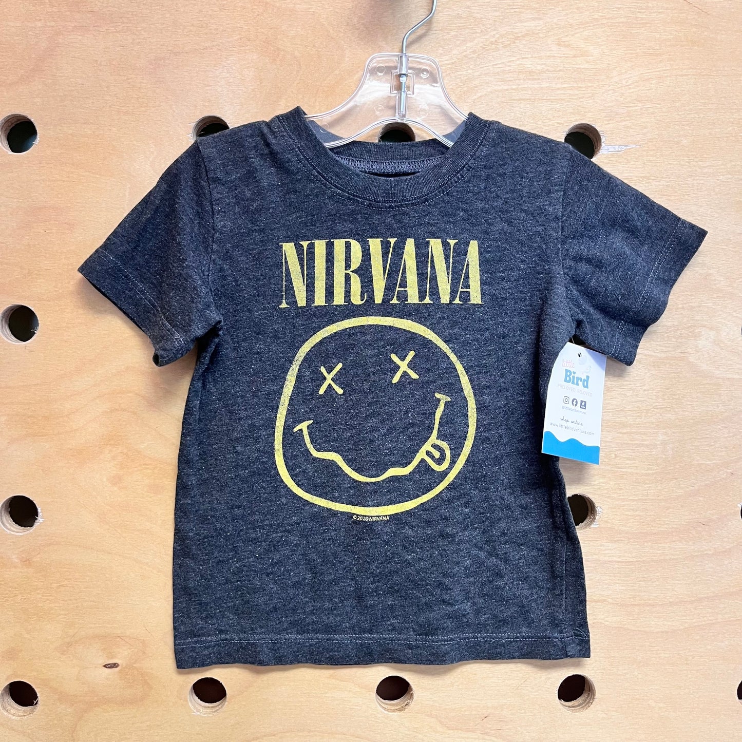 Heathered Grey Band Tee