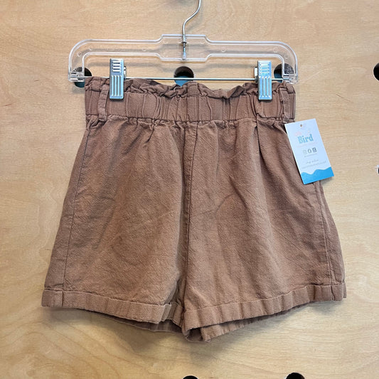 Brown Linen Soft Shorts