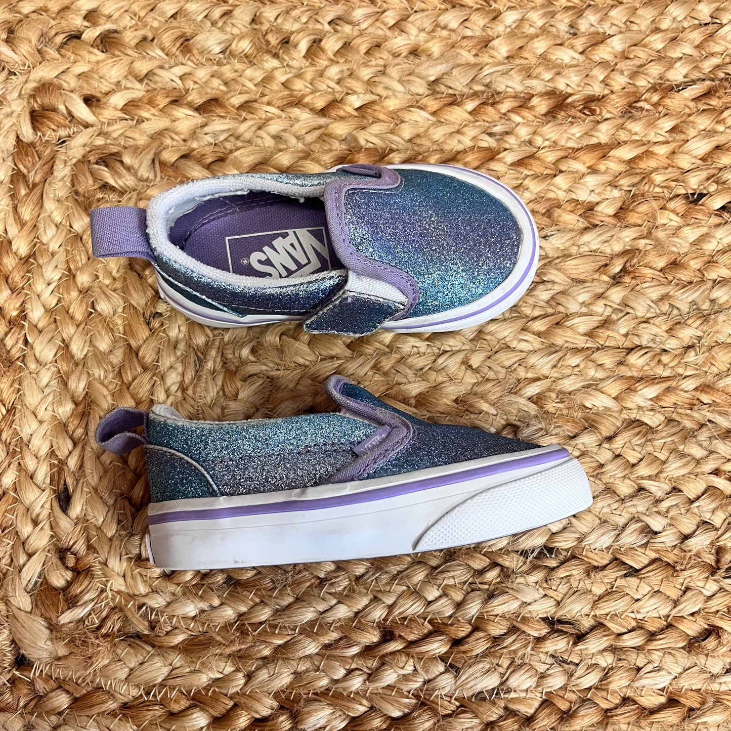 Purple/Blue Hue Skate Slip-Ons