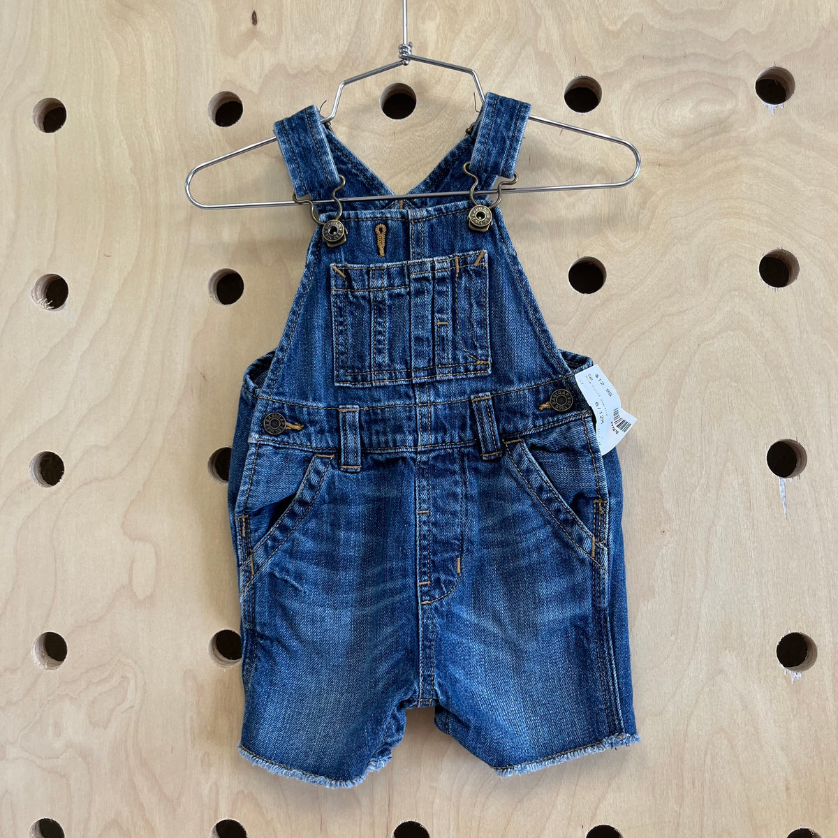 Blue Cutoff Overalls