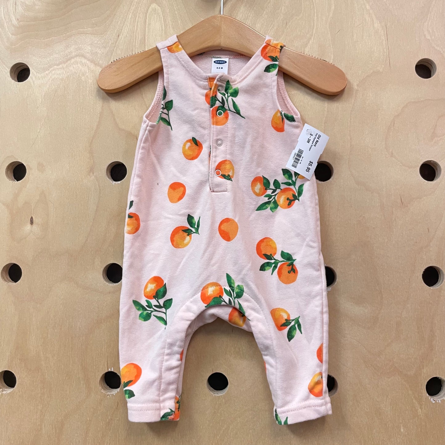 Pink Oranges Romper