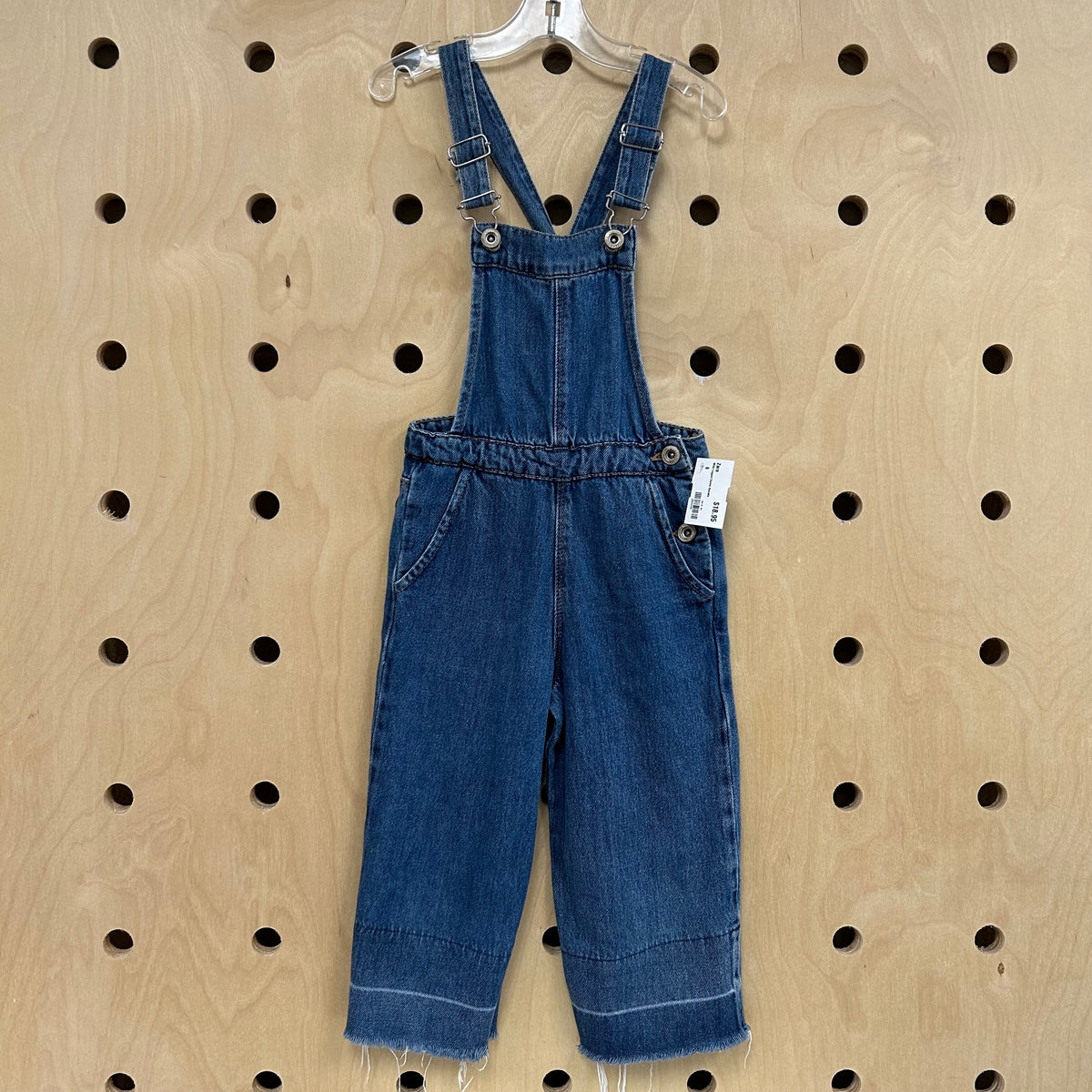 Wide Legged Denim Overalls