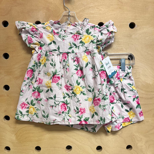 Pink Floral Outfit