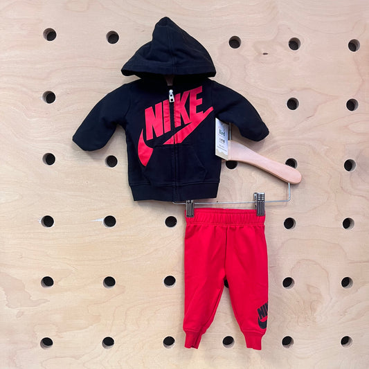 Black/Red Logo Outfit