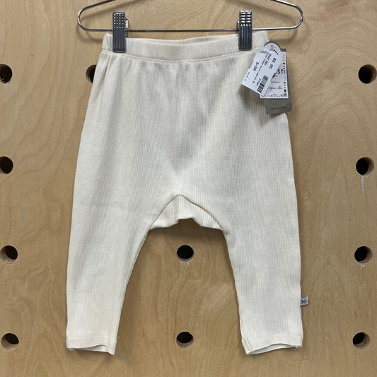 Cream Ribbed Harem Leggings NEW!