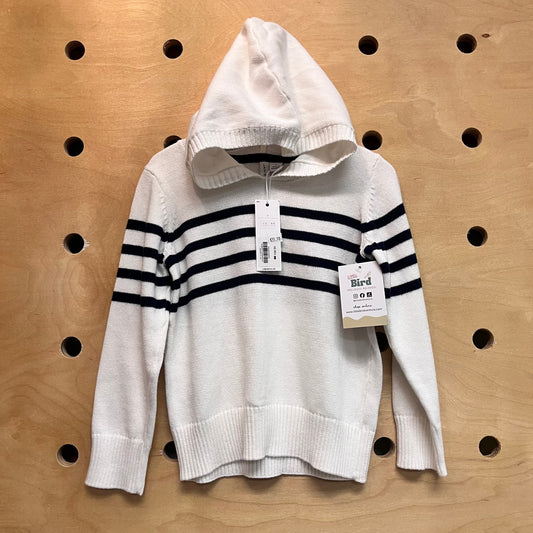 Black & Cream Hoodie Sweater NEW!