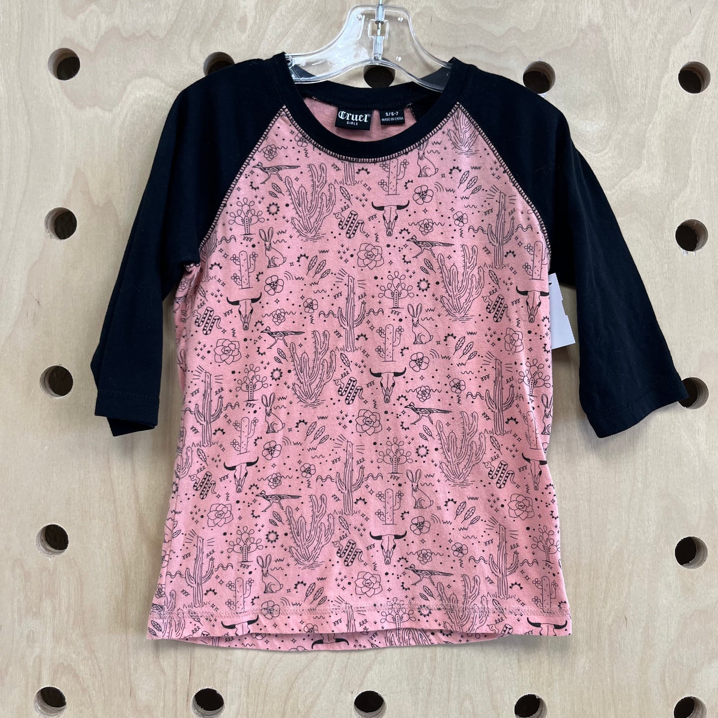 Peach Desert Scenes Raglan