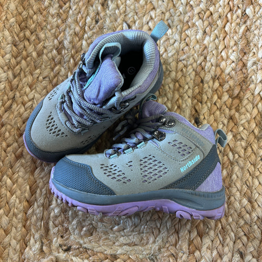 Grey & Lavender Hiking Boots