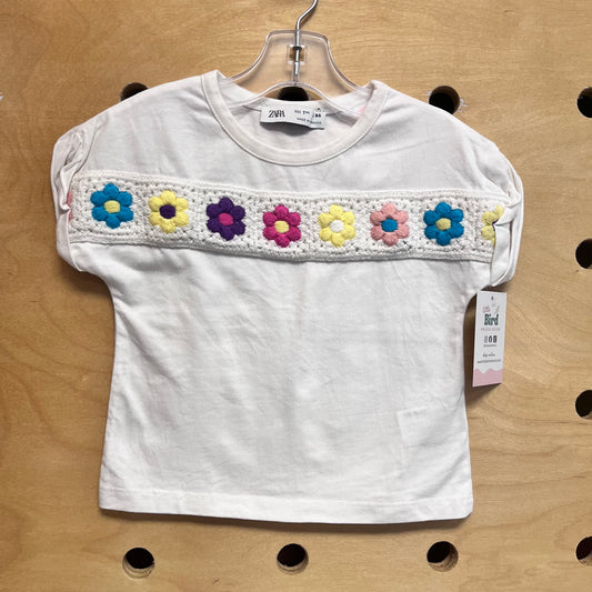 Granny Square Floral Top