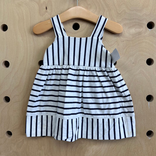 Blue & White Striped Dress